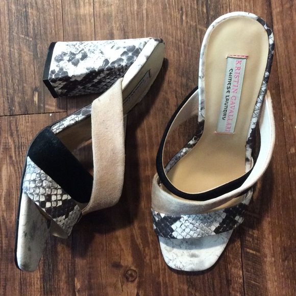 Chinese Laundry x Kristin‎ C. Snake Print Heels - Picture 2 of 6